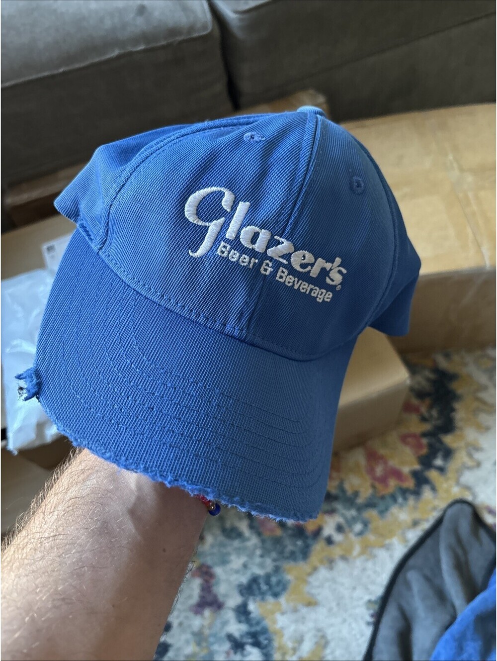 Glazers Beer & Beverage Co. Distressed Hat Cap